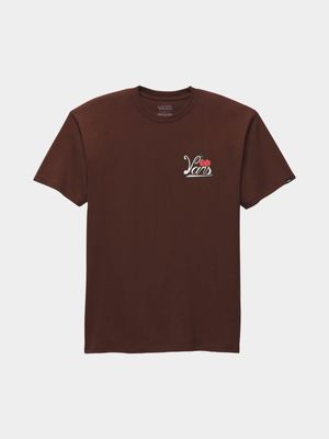 Vans Men's Hot Box Cars Brown T-Shirt