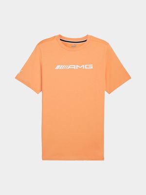 Puma Men's AMG Logo Bright Melon T-shirt