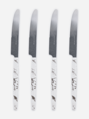 Jet Home Marble 4 Piece Dinner Knife Set