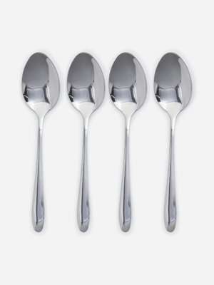 Jet Home Silver 4 Piece Dinner Spoon Set