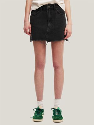 Women's Cotton On Black Original Denim Mini Skirt