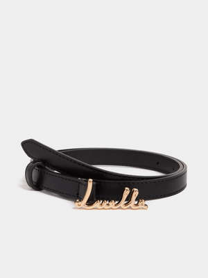 Luella Skinny Buckle Belt