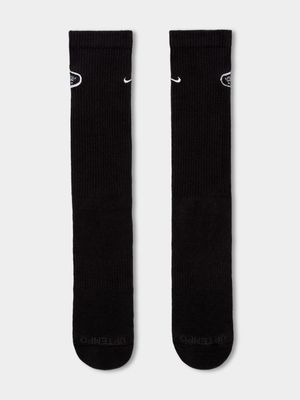 Nike Unisex Cushioned Uptempo Patch Black Socks