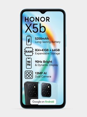 Honor X5B Dual Sim +15GB+50min - Telkom