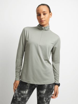 Womens TS 1/4 Zip Fatigue Top