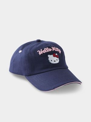 Cotton On Kids Navy Hello Kitty Licensed Cap