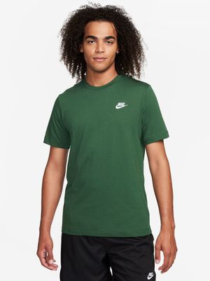 Nike Men's Nsw Club Green T-Shirt