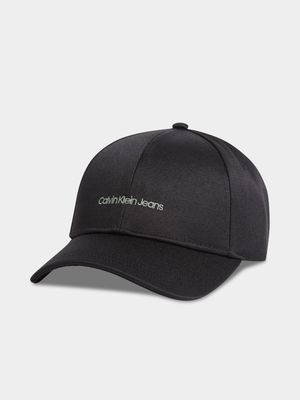 Women's Calvin Klein Black Embro Cap