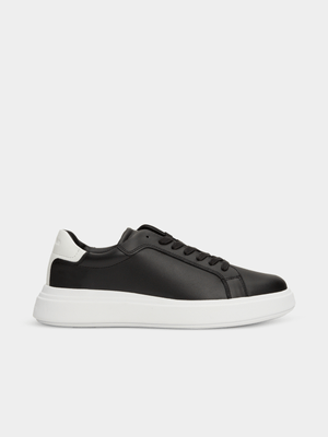 Men's Calvin Klein Black Low Top Lace Up Sneakers