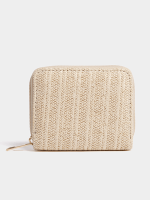 Jet Women's Natural Straw Mini Purse