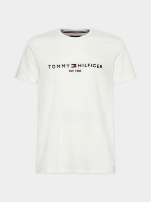 Men's Tommy Hilfiger White Core Tommy Logo T-Shirt