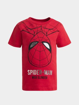 Jet Younger Boys Red Spiderman T-Shirt