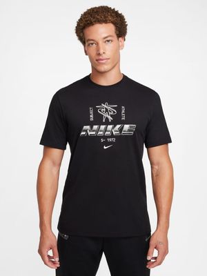 Mens Nike Dri-Fit Black Fitness T-Shirt