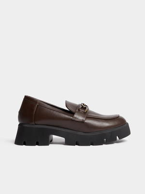 Women's Brown Chunky Loafer