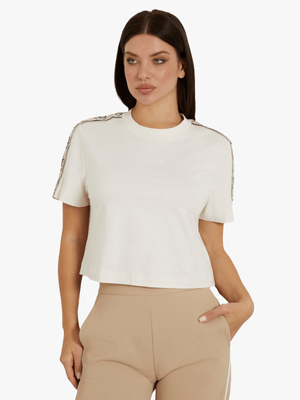 Women's Guess Nude Britney Crop T-Shirt