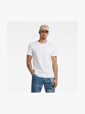 G-Star Men's Premium Base RT White T-Shirt