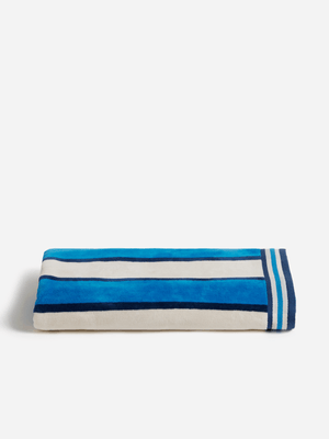 Jet Home Blue/Milk Cabana Beach Towel