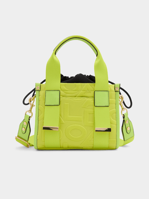 Women's Aldo Minievieex Lime Green Satchel