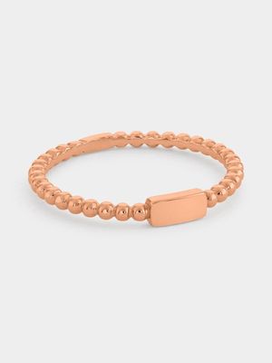 Rose Gold Plated Women’s Mini Balls Ring