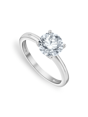 White Gold 1.50ct Moissanite Solitaire Women’s Ring