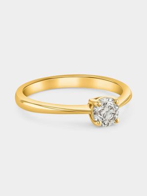 Yellow Gold 0.50ct Diamond Solitaire Ring