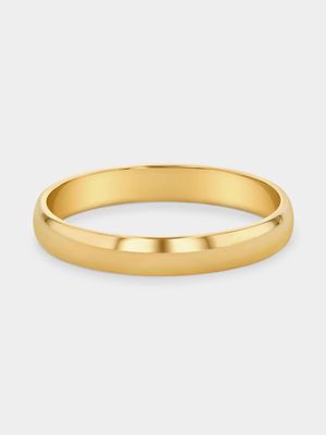 Yellow Gold Plain Wedding Band