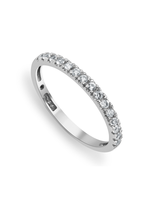 White Gold & Moissanite Women's Anniversary Ring