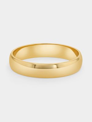 Yellow Gold Plain Wedding Band