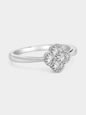 Chete Women's Clover Silver Ring