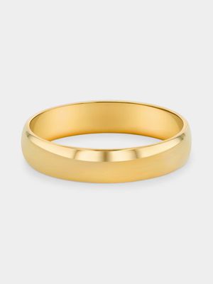 Yellow Gold Plain Wedding Band