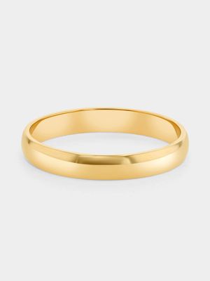 Yellow Gold Plain Wedding Band