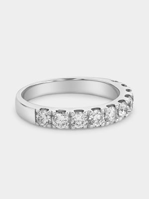 White Gold 1ct Lab Grown Diamond Eternity Ring