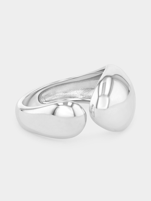 Sterling Silver Bold Open Wraparound Ring