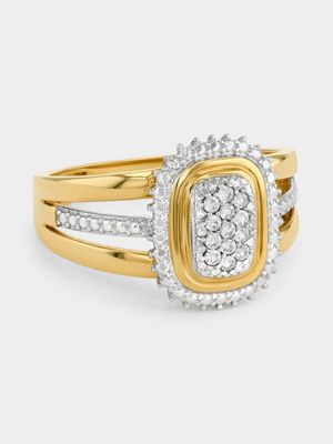 Yellow Gold Gleaming Ladies Ring