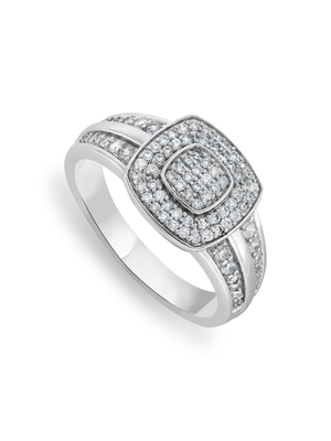 Cheté Sterling Silver & Cubic Zirconia Snow Princess Ring