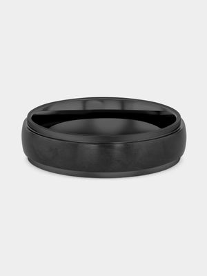 Zirconium Matte Centre Ring