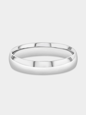 Sterling Silver Comfort Fit Wedding Band