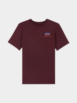 Converse Men's Burgundy T-Shirt