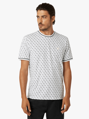 Men's Guess White Marshall T-Shirt