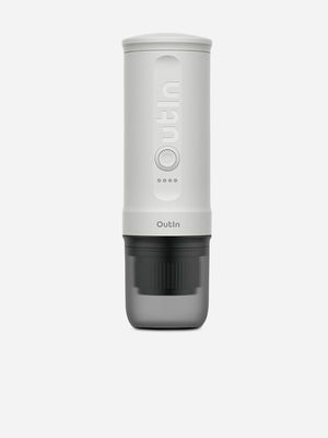 OutIn Nano Portable Espresso Maker Pearl White