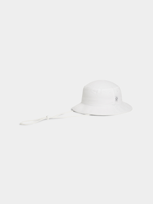 TS White Cricket Hat