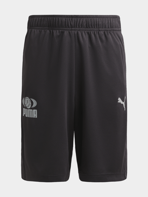 Boys Puma Active Sports Black Shorts