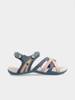 Junior Pre-School Hi-Tec Savanna Grey/Pink Sandals