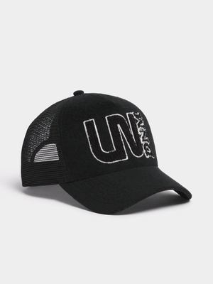 Men's Union-DNM Black Trucker Cap