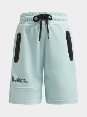 Boys TS Fashion Fleece Blue Shorts