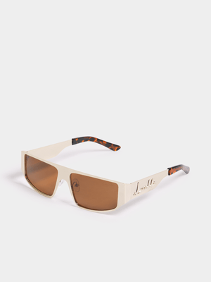 Luella Straight Top Slim Sunglasses