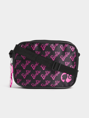 Jet Younger Girls Black Barbie Sling Bag