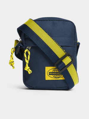 Jet Younger Girls Navy/Yellow Crossbody Bag