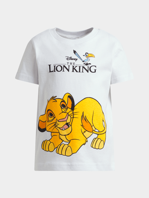 Jet Younger Girls White Lion King T-Shirt