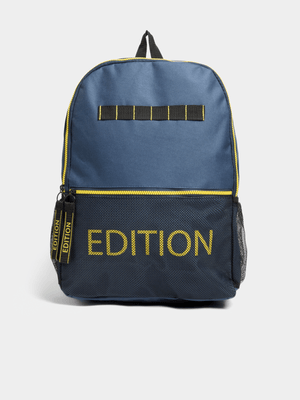 Jet Men's Navy/Yellow Back Pack